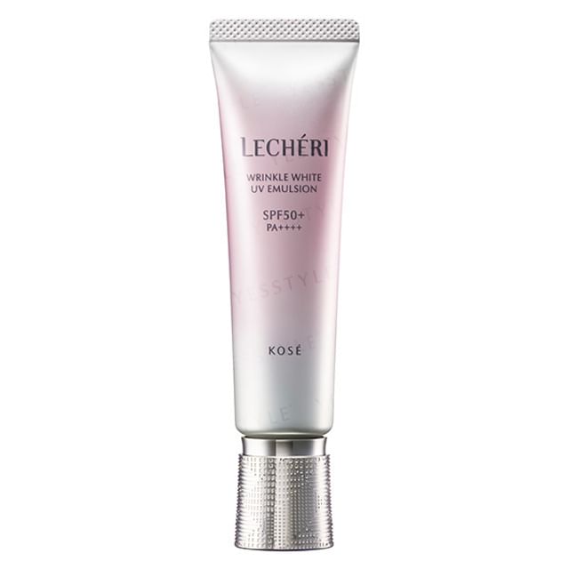 Kose Lecheri Wrinkle White UV Emulsion SPF 50+ PA++++ Anti-Aging Day Milk