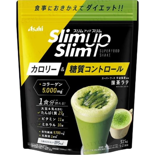 Asahi Slim Up Slim Enzyme + Superfood Shake Green Tea Latte - Delicious and nutritious weight management solution
