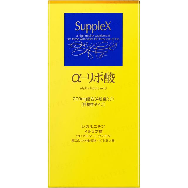 Shiseido Supplex Alpha Lipoic Acid N Supplement - Supports Energy, Antioxidant Protection, and Healthy Aging