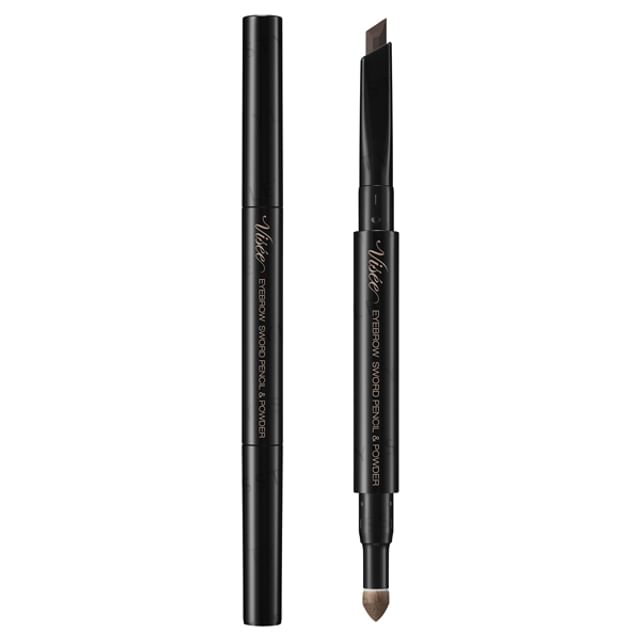 Visee Eyebrow Sword Pencil & Powder BR30 Natural Brown - Dual 2-in-1 Tool