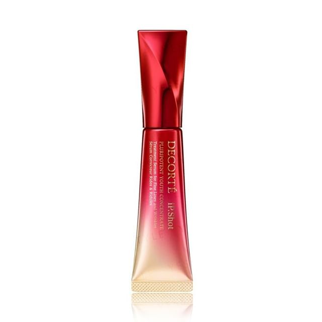 Kose DECORTE iP.Shot Pluripotent Youth Concentrate bottle and texture