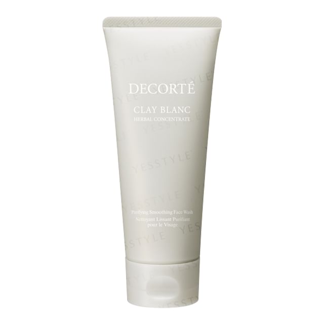 Kose DECORTE Clay Blanc Herbal Face Wash in its tube.