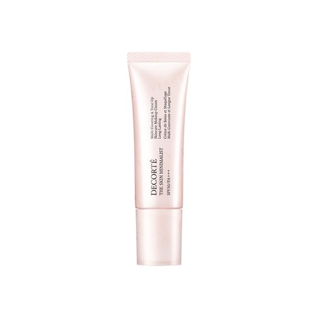 Kose DECORTE The Skin Minimalist SPF 30 PA+++ - All-in-one moisturizer, sunscreen, and primer in minimalist packaging.