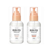 Kose Bioliss Botanical Repair Hair Oil bottle on a white background, showcasing the natural ingredients.