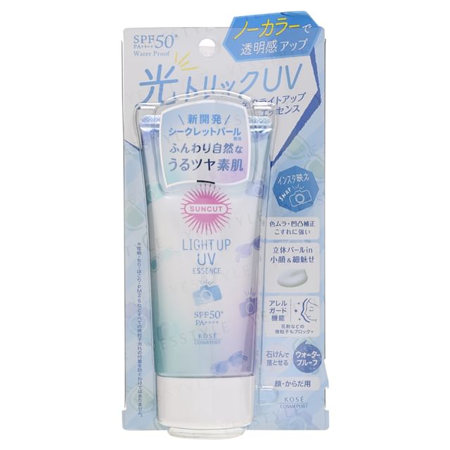 Kose Suncut Light Up UV Essence Sunscreen SPF 50+ PA++++ bottle