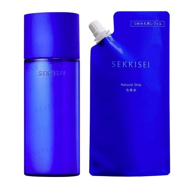 Kose Sekkisei Clear Wellness Natural Drip Lotion bottle showcasing its hydrating and clarifying benefits.