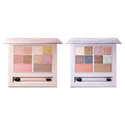 Kose Visee 30th Anniversary Glamorous Layered Palette Limited Edition - Close-up of palette showcasing shades and textures.