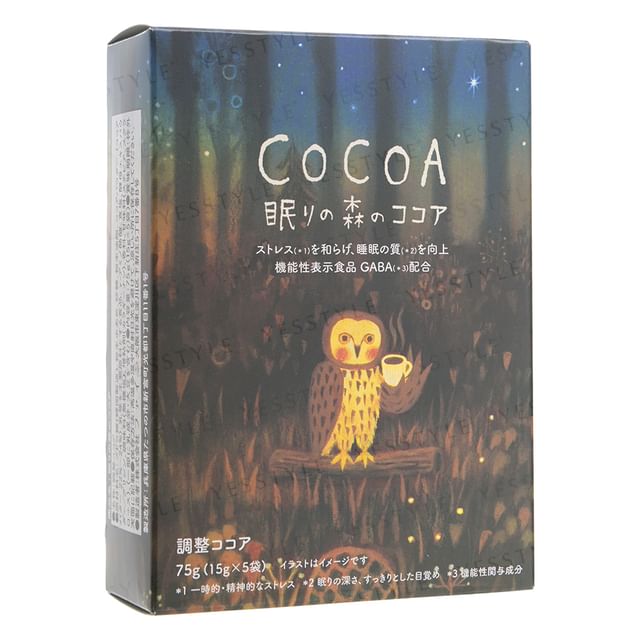 FINE JAPAN Cocoa of Dreamy Forest - Delicious and functional cocoa for stress reduction and improved sleep quality.