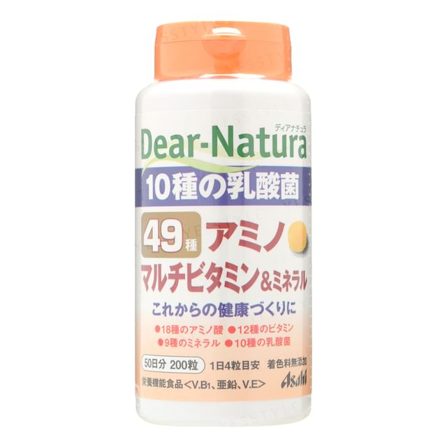 Asahi Dear-Natura 49 Amino Multi Vitamins & Minerals - Comprehensive Daily Nutritional Support