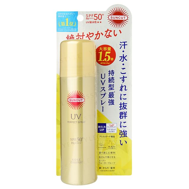 Kose Suncut UV Perfect Spray SPF 50+ PA++++ Waterproof Sunscreen