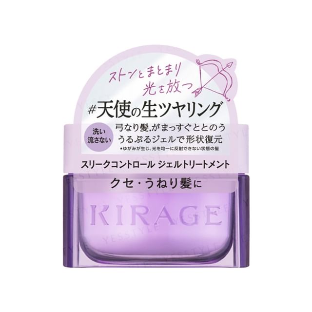 Kose Kirage Sleek Control Gel Treatment product shot showing texture and packaging.