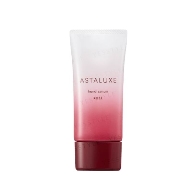 Kose Professional ASTALUXE Hand Serum bottle and texture shot, showcasing its luxurious formula and packaging.
