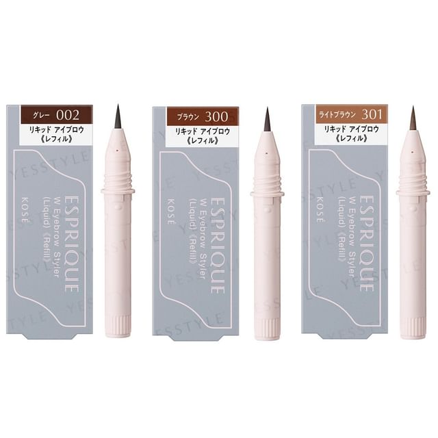 Kose Esprique W Eyebrow Styler Liquid for natural, defined eyebrows.