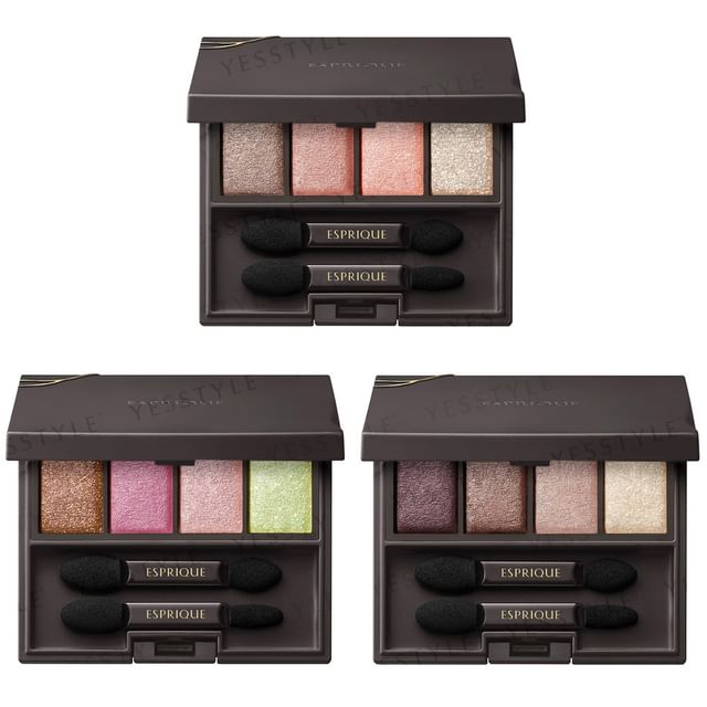 Kose Esprique Mellow Feeling Eyes Eyeshadow Palette - Masquerade Night, showcasing the color selection and packaging.