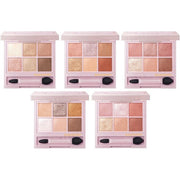 Kose Blend Berry Aura Creation Eye Color Palette showcasing the shimmering and matte eyeshadow shades.