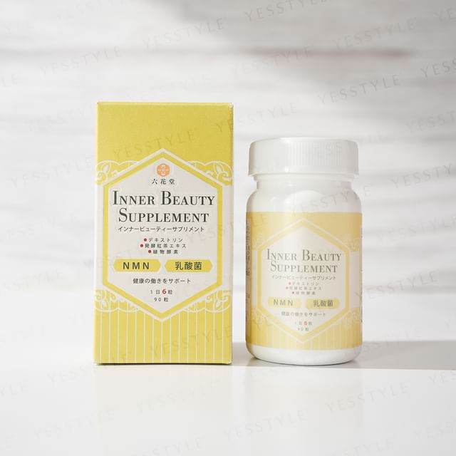 Rokkado Inner Beauty NMN Supplement Bottle - Advanced Anti-Aging Formula for Radiant Skin and Vitality