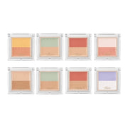 Kose Visee Color Duo Trick Concealer palette with two shades for concealing and brightening