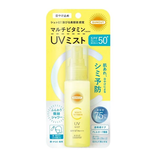Kose Suncut Multi Vitamin UV Mist SPF 50+ PA++++ Sunscreen Spray