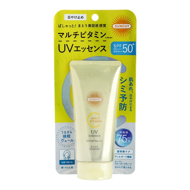 Kose Suncut Multi Vitamin UV Essence SPF 50+ PA++++ - Sunscreen and Vitamin Boost