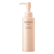 Kose INFINITY Treatment Cleansing Oil bottle and product texture