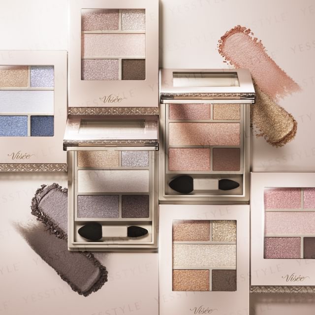 Kose Visee W Mood Eyeshadow Palette - Harmonious Colors for Captivating Eye Looks