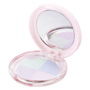 Kose Urumina+ Pure Glow Prism Powder - Open compact showing the shimmering powder and its radiant effect.