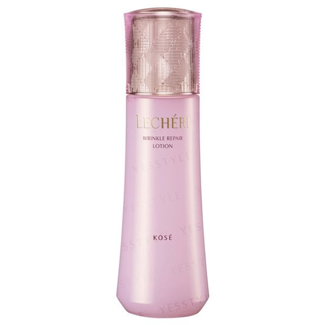 Kose Lecheri Wrinkle Repair Lotion 160ml - Reduces fine lines, hydrates, and promotes youthful skin.