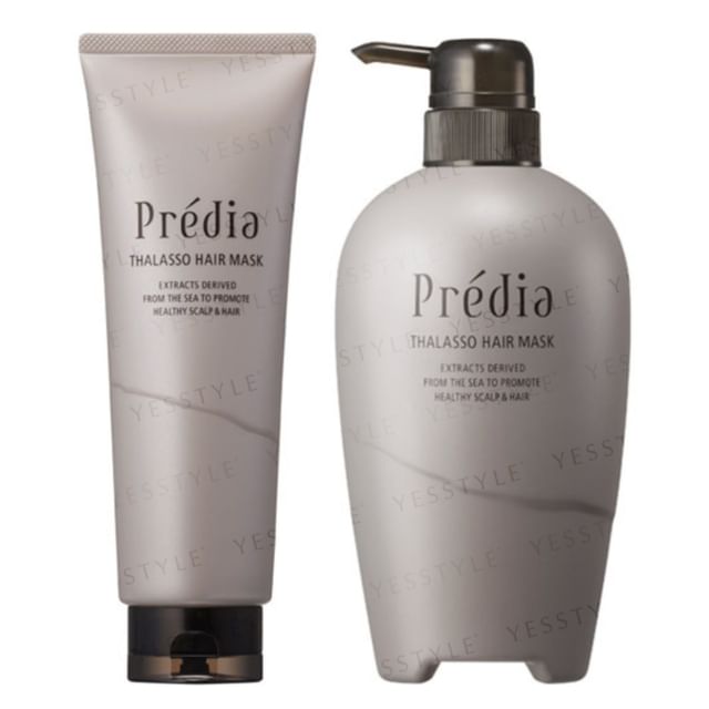 Kose Predia Thalasso Hair Mask N - Deeply hydrating and repairing hair mask with marine extracts.