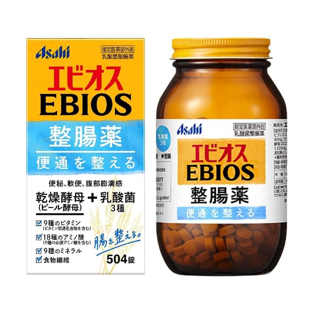 Asahi Ebios Intestinal Medicine - Probiotic & Brewer's Yeast Supplement