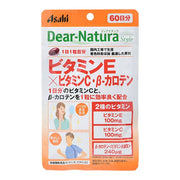 Asahi Dear-Natura Style Vitamin E, Vitamin C, and Beta-Carotene Supplement