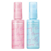 Kose Blend Berry Makeup Keeping Mist bottle with berries in the background.