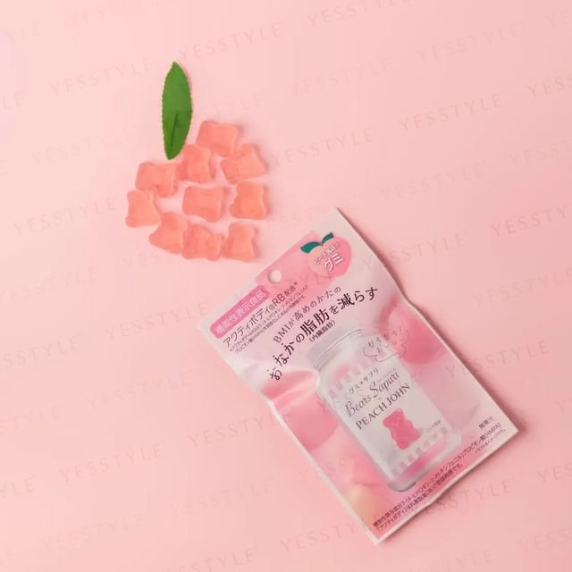 Bears Sapuri Peach John Peach Gummy Supplement - Delicious and Effective Belly Fat Reduction