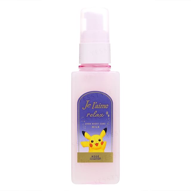 Kose Je l'aime Relax Overnight Care Milk - Limited Edition Pokemon Bottle