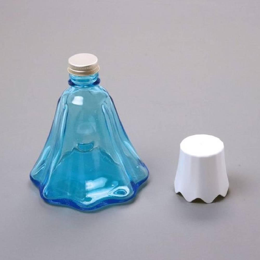 Yamaco Mt. Fuji Shaped 400ml Glass Water Bottle with Cap