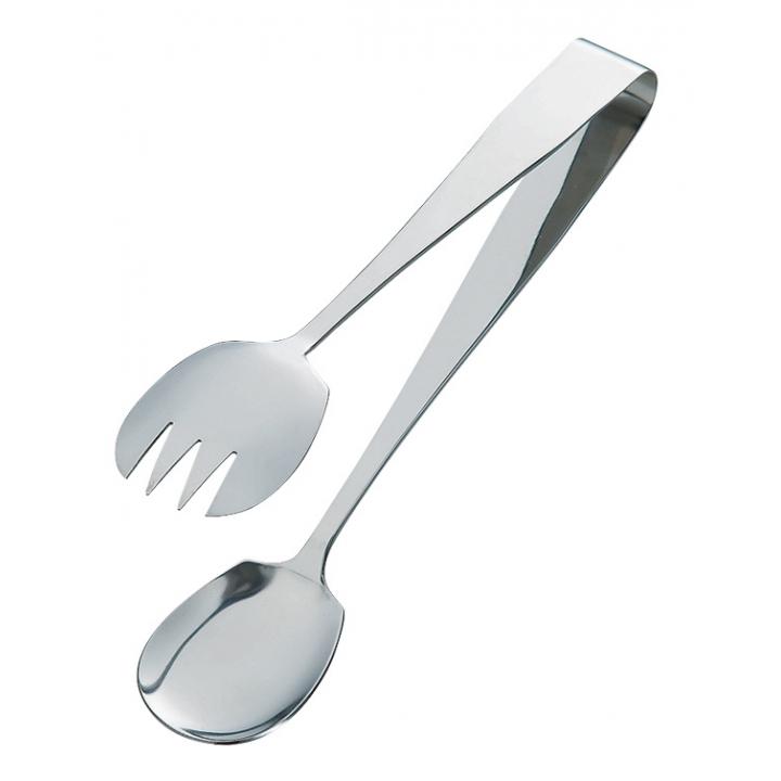 Premium Japanese Stainless Steel Salad Tossing & Serving Tongs 230mm