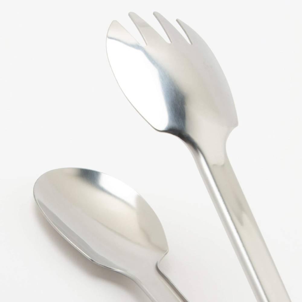 Premium Japanese Stainless Steel Salad Tossing & Serving Tongs 230mm