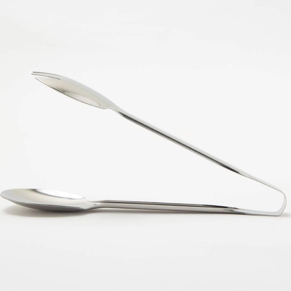 Premium Japanese Stainless Steel Salad Tossing & Serving Tongs 230mm