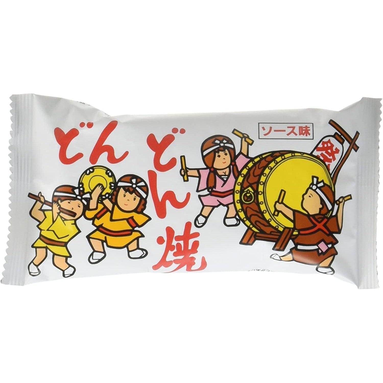Yaokin Dondonyaki Japanese Sauce-Flavored Puff Snack – 15 Pack