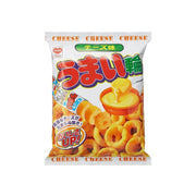Yaokin Cheese Corn Puff Rings – Crunchy Japanese Snack Pack