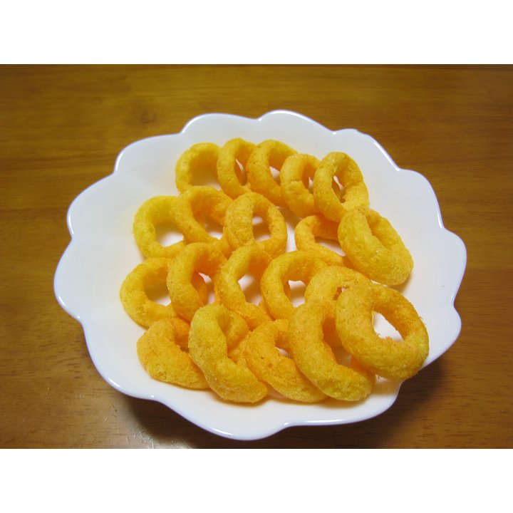 Yaokin Cheese Corn Puff Rings – Crunchy Japanese Snack Pack