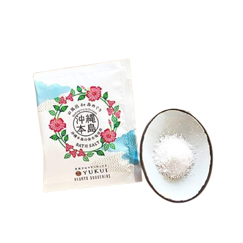 Yukui Ryukyu Okinawa Bath Salt with Rose Geranium Lavender