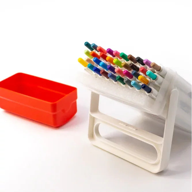 Zebra Clickart Water-Based Bullet Tip Retractable Marker Set 36 Colors