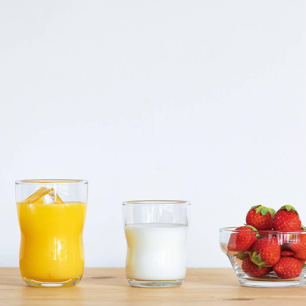 Aderia strengthened kids drinking glass 130ml — small-hand grip shape