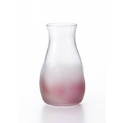 Aderia pink mini glass vase — front view
