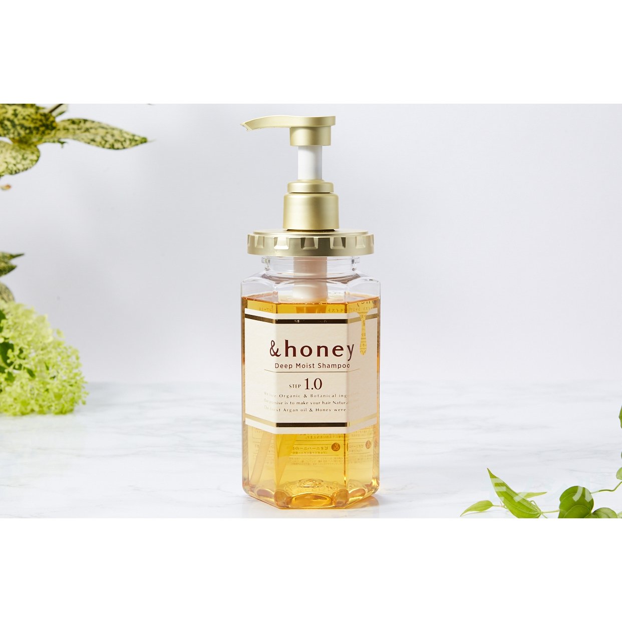 Organic Japanese Honey Deep Moisture Shampoo with Argan Oil 440ml