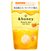 &honey Beauty Spa Bath Tablet, Bicarbonate Honey Bath Tablets with Body Milk Ingredients, Daisy and Essence Honey Scent, 40 g x 6 Tablets