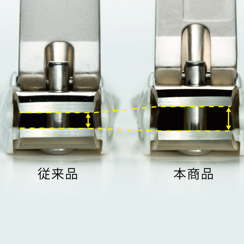 Green Bell G-1203 nail clipper — feature view