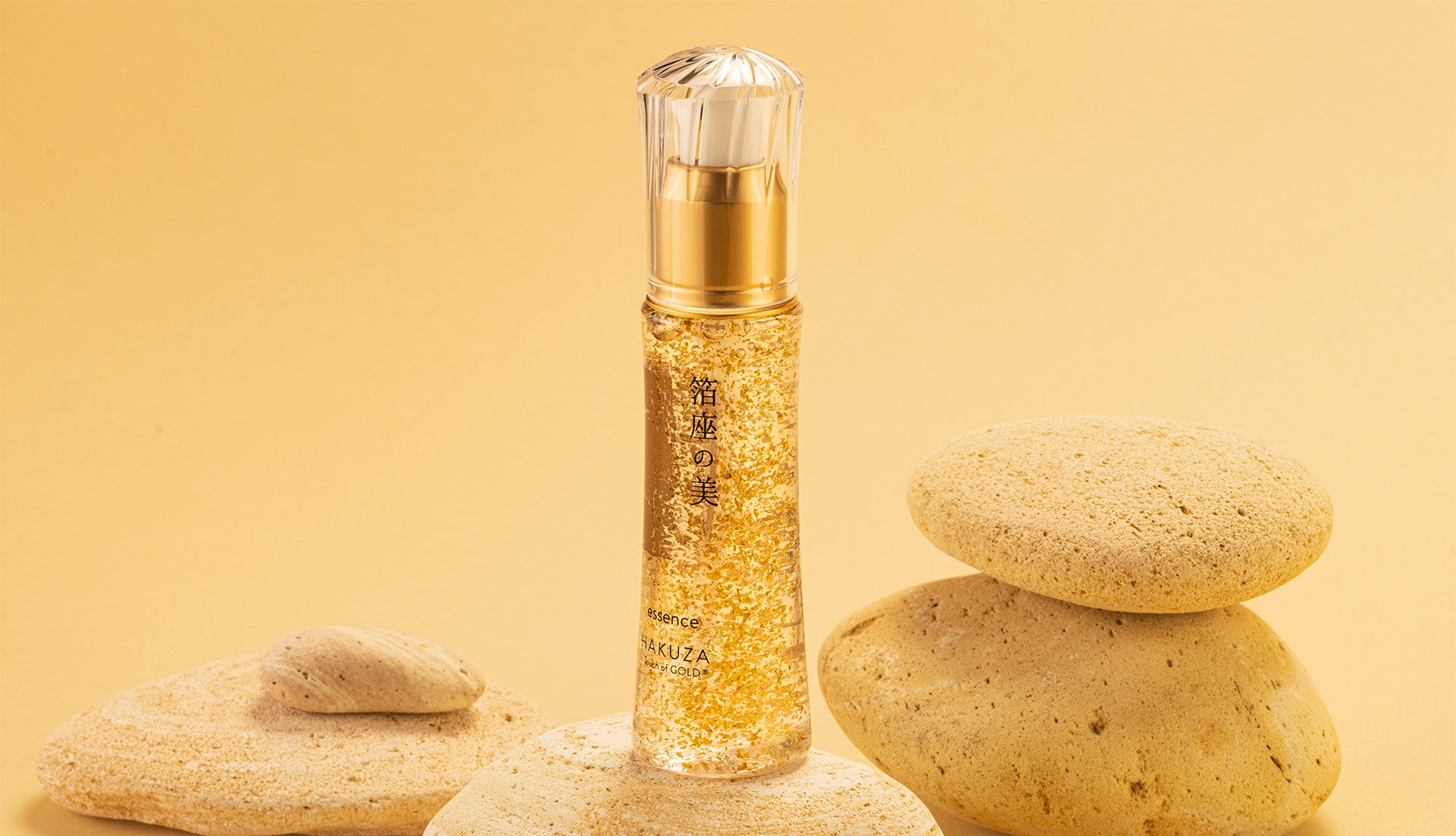 Hakuza Beauty Essence - Skincare layering with Platinum Gold Leaf