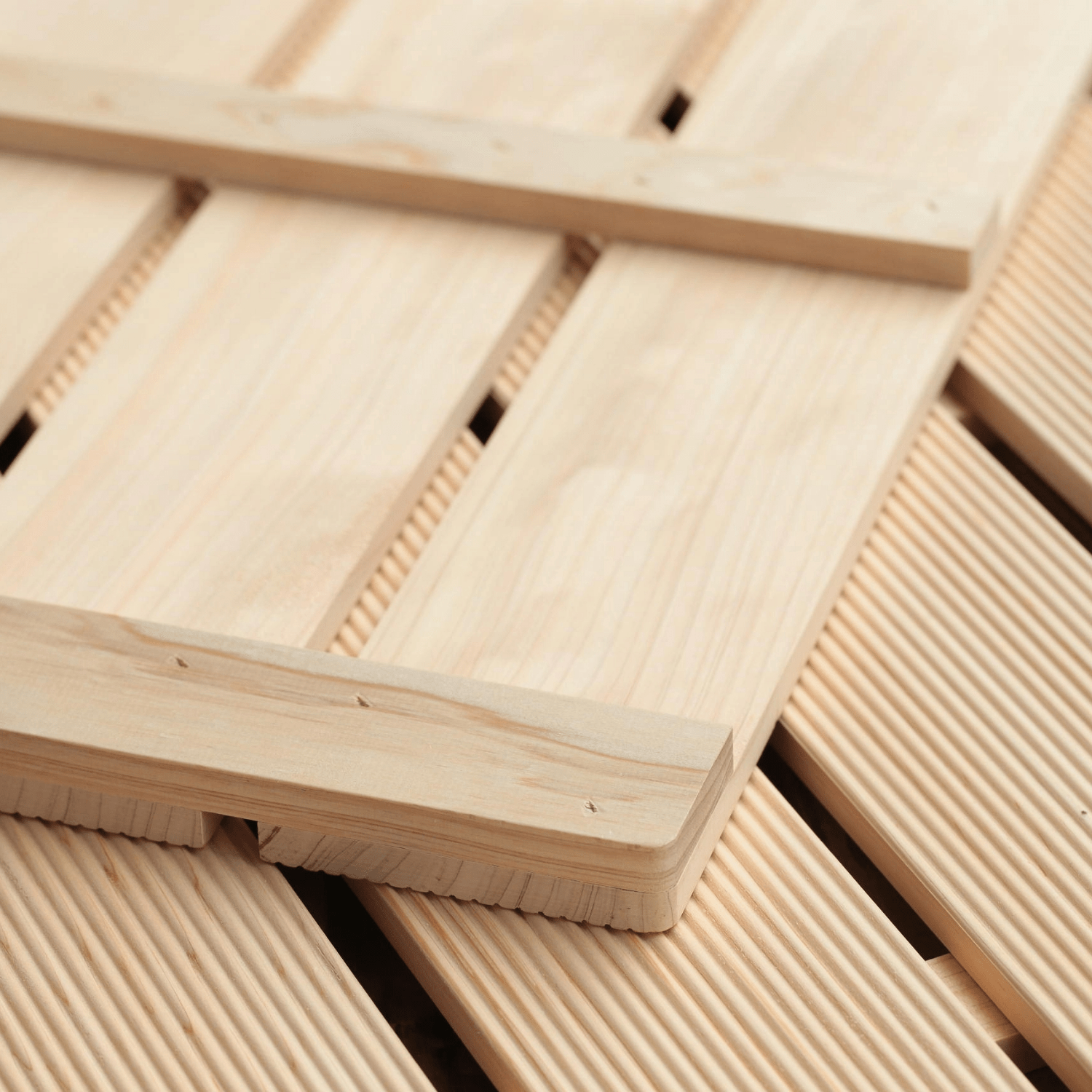 Tosaryu Aroma Bath Mat - Shimanto Hinoki Japanese Cypress, Phytoncide Antibacterial, Wave-Ridged Surface, 3 Sizes