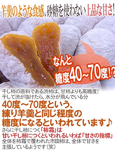 Ichida Kaki - Nagano Minamiminowa Premium Dried Persimmon 1kg (L-3L Grade)